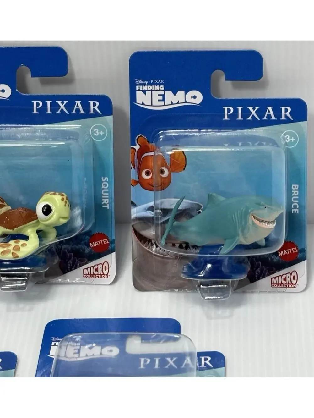 Mattel Micro Collection Finding Nemo Set - Nemo Dory Marlin Bruce Squirt NEW